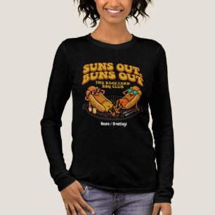 Groovy Suns Out Buns Out Backyard BBQ Club Funny  Tri-Blend Shirt