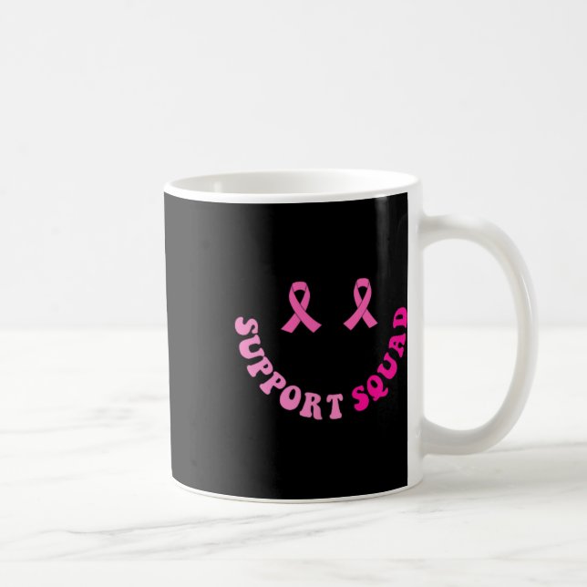Groovy Support Squad Breast Cancer Awareness 2 Sid Coffee Mug (Right)