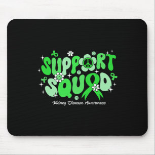 Groovy Support Squad Green Ribbon Kidney Disease A Mouse Pad