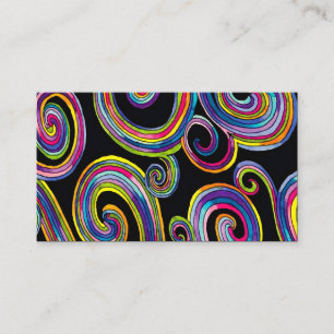 Groovy Swirls ~ Business Card