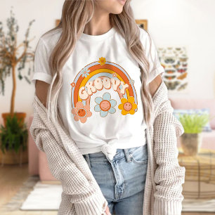 Groovy T-shirt Retro Stacked T-shirt Retro