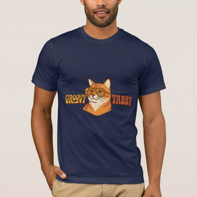 Groovy Tabby T-Shirt (Front)