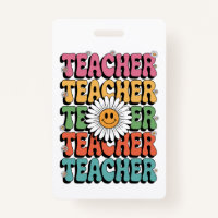Groovy Teacher Cute Daisy Flower Retro Back School