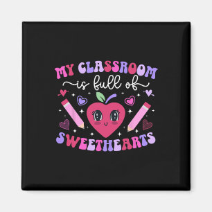 Groovy Teacher Valentine Teaching Valentines Day  Magnet