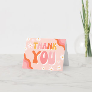 Groovy Thank You Card   Groovy Birthday Thank You