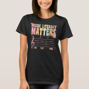Groovy Theatre Vibes Teacher Women Kids Auditorium T-Shirt