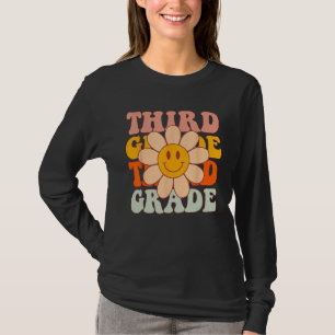 Groovy Third Grade Daisy Colorful Back To School T T-Shirt
