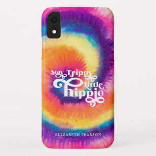 Groovy Tie Dye Pattern   Retro Little Hippie Case-Mate iPhone Case