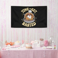 Groovy Time To Get Basted Cute Turkey Thanksgiving
