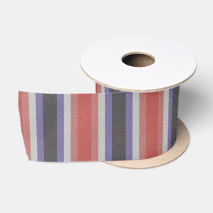 Groovy Trippy Abstract Cupioromantic Pride Flag Satin Ribbon