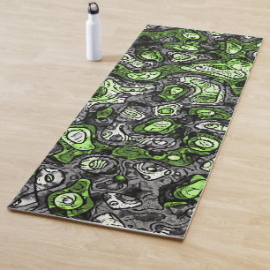 Groovy Trippy Grungy Funky Abstract Agender Pride Yoga Mat