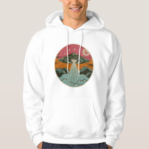 Groovy Ufo Beam  Hoodie