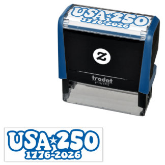 Groovy USA 250 - 1776-2026 Self-inking Stamp