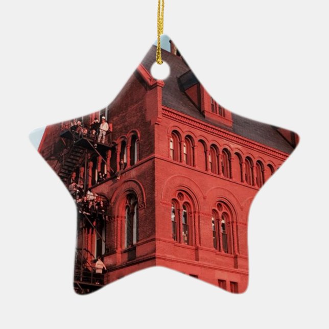 Groovy UV Ceramic Tree Decoration (Front)