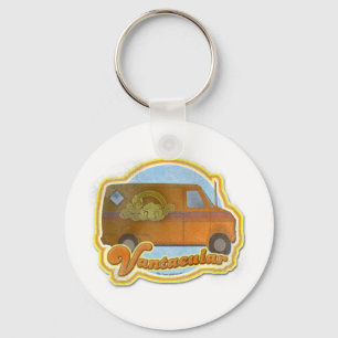 Groovy Vantacular Seventies Van Key Ring