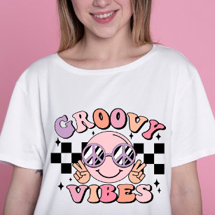 groovy vibes retro, Hippie T-Shirt