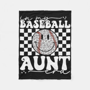 Groovy Vintage In My Sell Aunt Era Sell Aunt Aunti Fleece Blanket