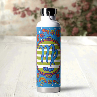 Groovy Virgo Custom Water Bottle