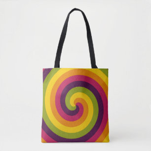 Groovy Vortex Tote Bag