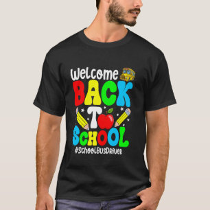 Groovy Welcome Back To School Outfit Funny School  T-Shirt