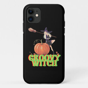 GROOVY WITCH funny Halloween witches               Case-Mate iPhone Case