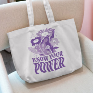 Groovy Women S Day Quote Tote Bag