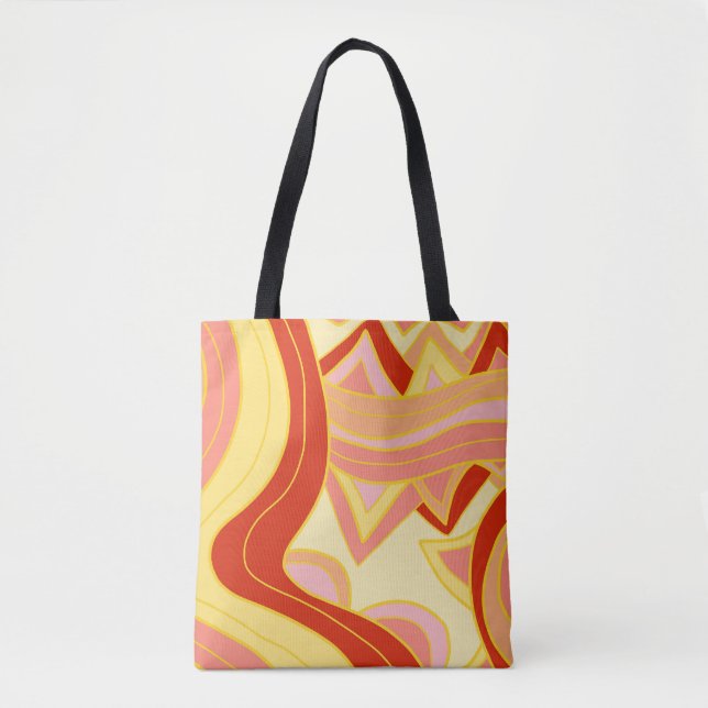Groovy Yellows Tote Bag (Front)