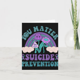 Groovy You 988 Suicide Prevention Awareness Card