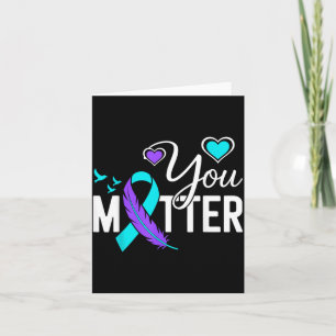 Groovy Your Matter Prevention Awareness Men Women Card