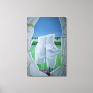 Groping Statues Canvas Print