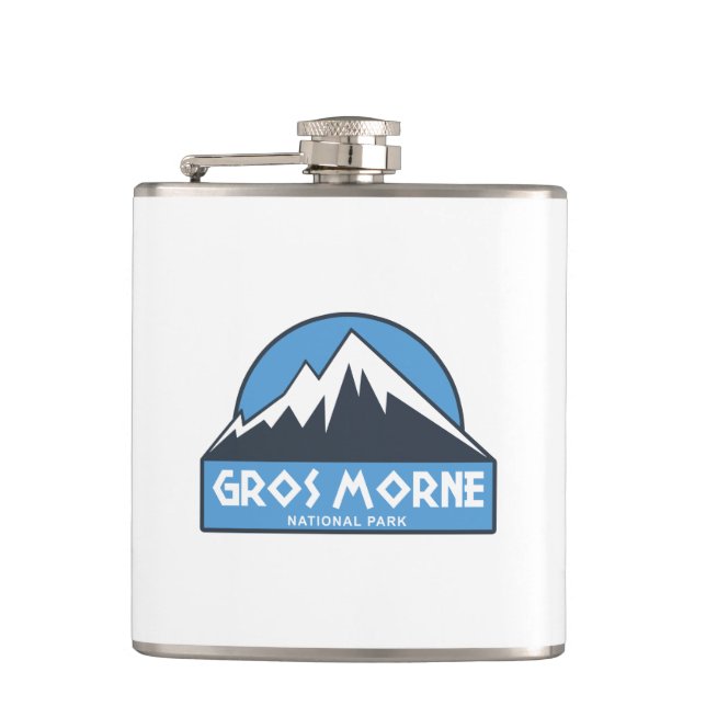 Gros Morne National Park Hip Flask (Front)