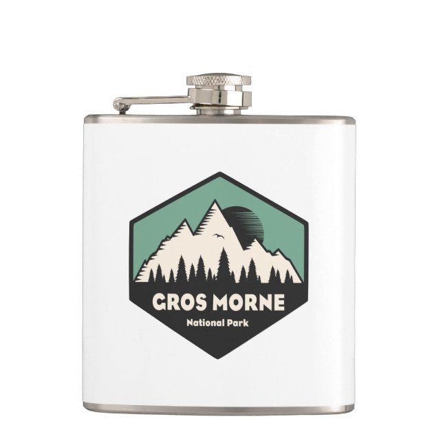 Gros Morne National Park Hip Flask (Front)