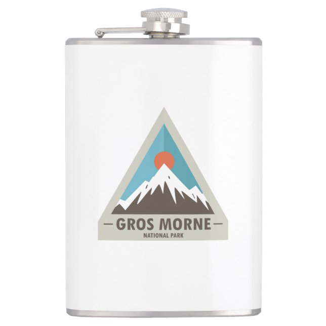 Gros Morne National Park Hip Flask (Front)