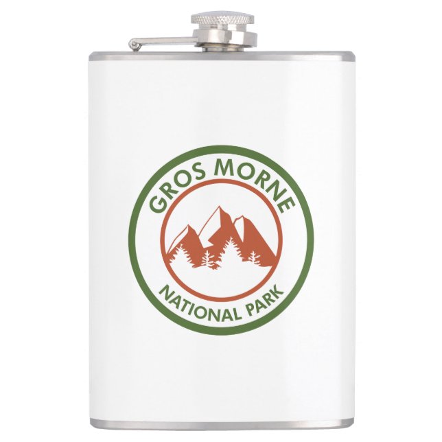 Gros Morne National Park Hip Flask (Front)