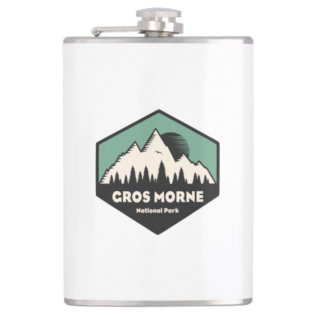 Gros Morne National Park Hip Flask (Front)