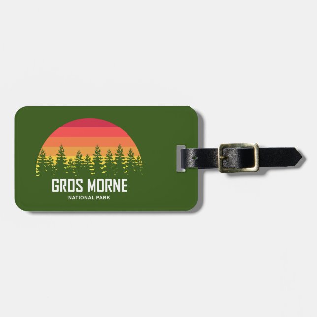 Gros Morne National Park Luggage Tag (Front Horizontal)
