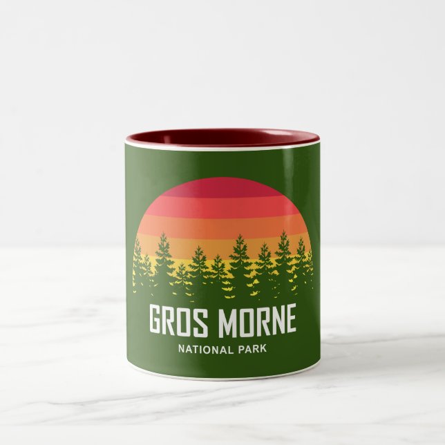 Gros Morne National Park Two-Tone Coffee Mug (Center)