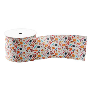 Grosgrain Ribbon-Autumn Grosgrain Ribbon
