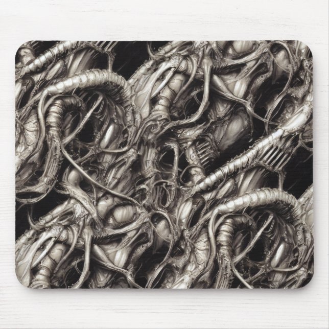Gross Alien Biomatter Mouse Pad (Front)
