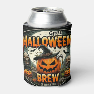 Gross Halloween Brew  Can Cooler