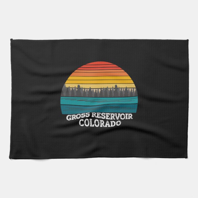 Gross Reservoir Colorado Tea Towel (Horizontal)