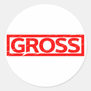 Gross Stamp Classic Round Sticker