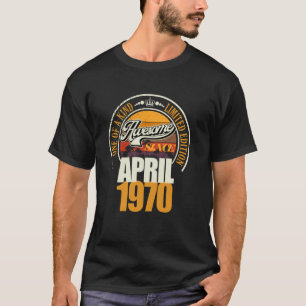 Großartig seit April 1970 55th Birthday Saying 55 T-Shirt