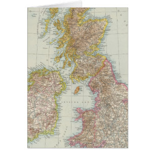 Grossbritannien, Irland - Map of UK, Ireland