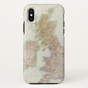 Grossbritannien, Irland - Map of UK, Ireland Case-Mate iPhone Case
