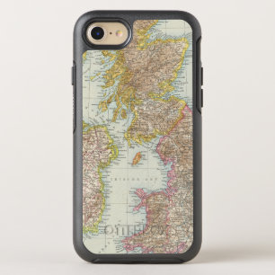 Grossbritannien, Irland - Map of UK, Ireland OtterBox Symmetry iPhone 8/7 Case