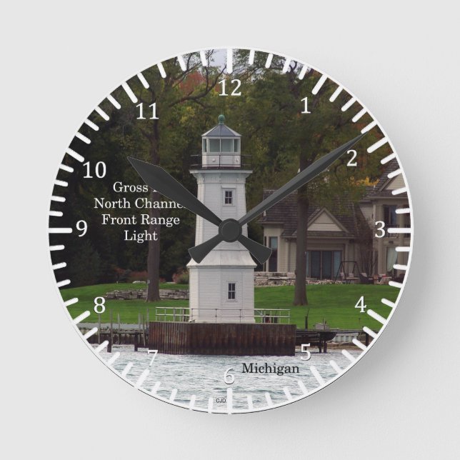 Grosse Ile North Channel Front Range Light clock (Front)