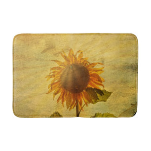 Große Sonnenblume Bath Mat