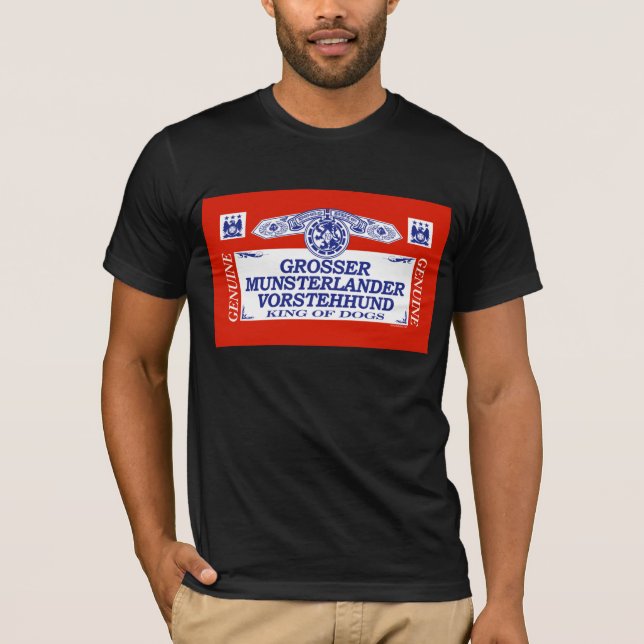 Grosser Munsterlander Vorstehhund T-Shirt (Front)