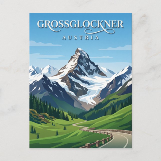 Großglockner Austria Postcard (Front)